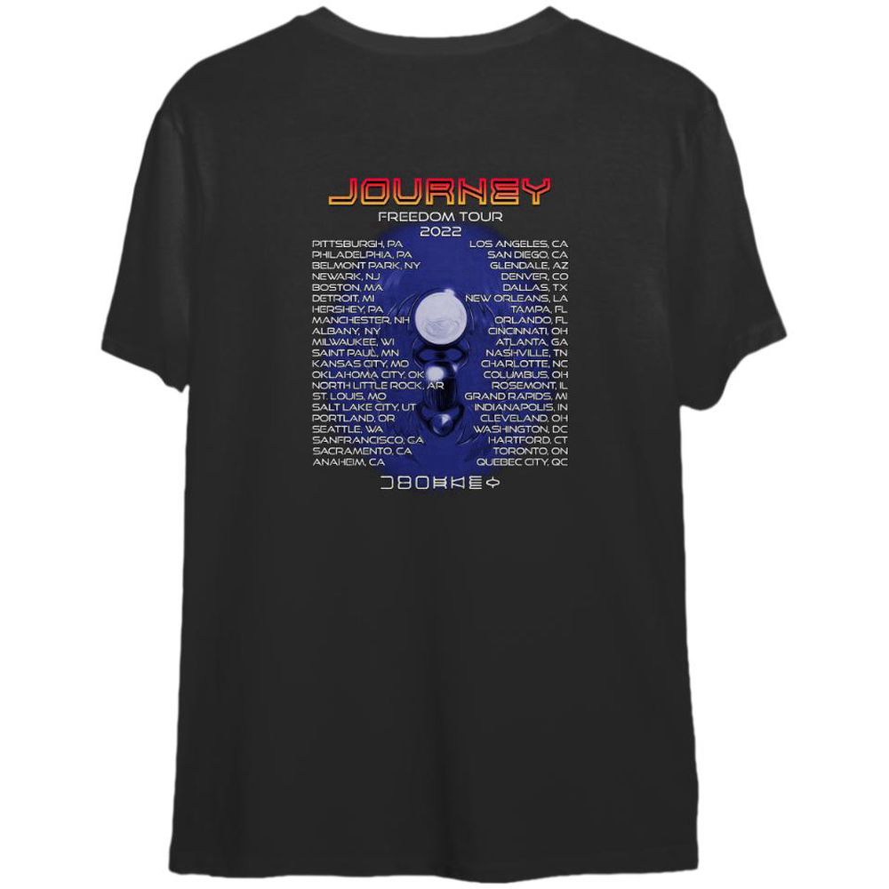 Journey Freedom Anniversary Tour 2023 T-Shirt For Men And Women