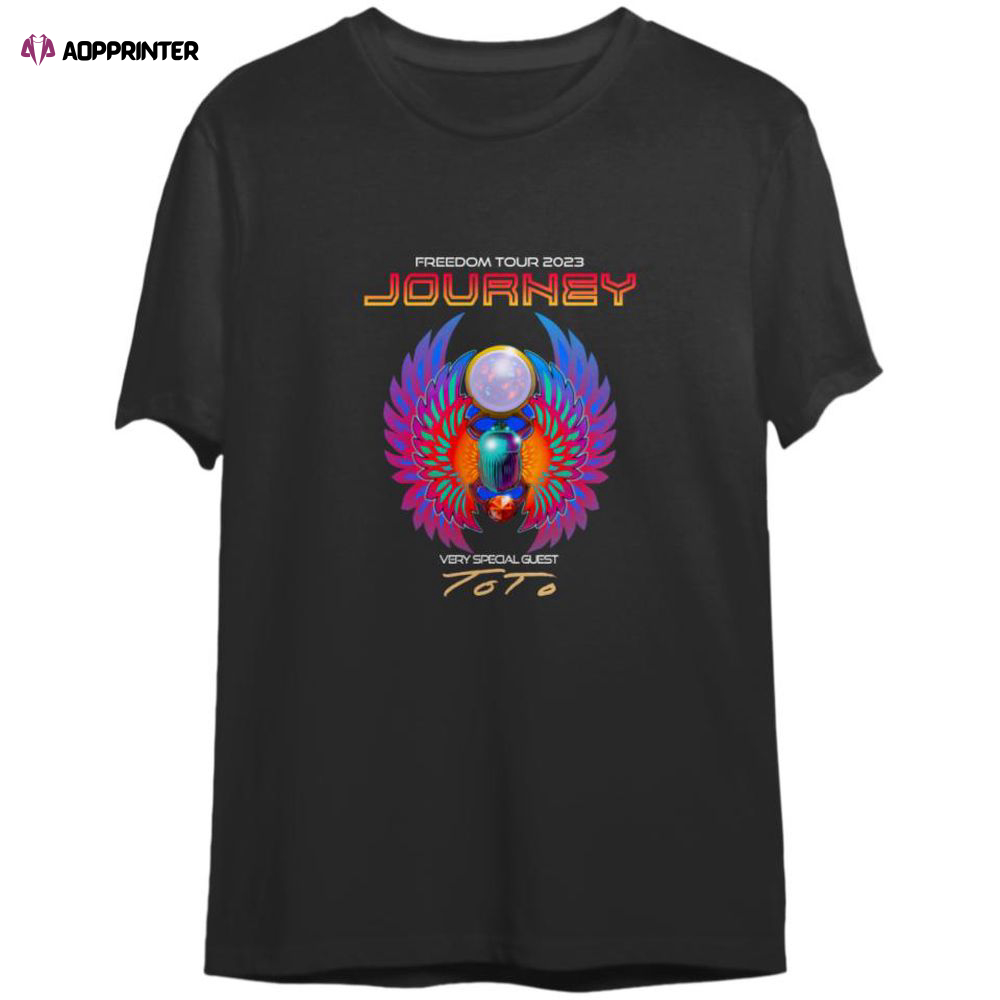 Journey Freedom Tour 2023 Shirt, Journey 50th Anniversary, Music Tour 2023 T-shirt