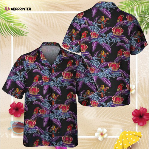 Jungle Bird Aloha Crown Royal Hawaiian Shirt For Men And Women