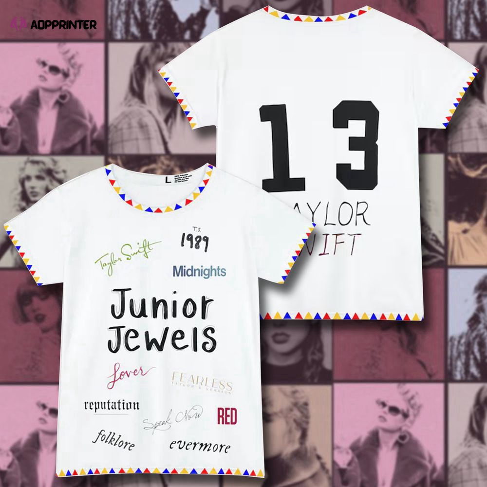 Junior Jewels Taylor Swift You Belong With Me 3D Shirt: Trendy and Playful Fashion for Juniors