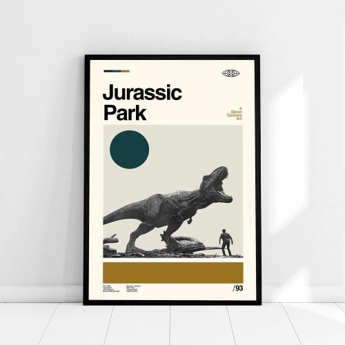 Jurassic Park Movie Poster   – Retro Movie Poster – Gift For Home Decoration