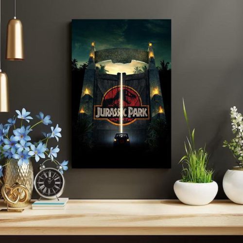 Jurassic Park Poster Hanging Home Decor