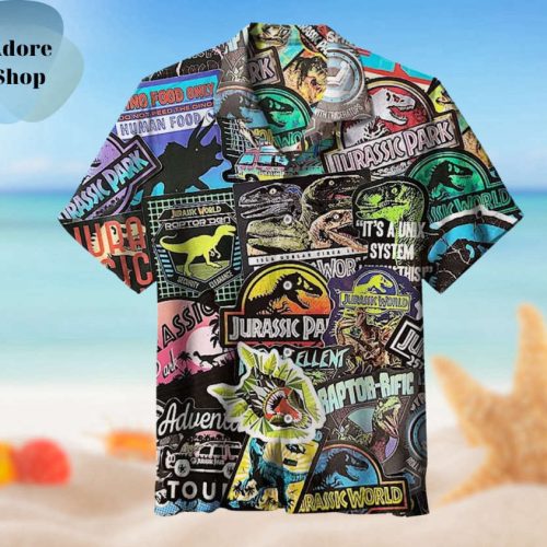 Jurassic World Hawaiian Shirt, Vintage Hawaiian Shirt, Perfect Gift For Men Women