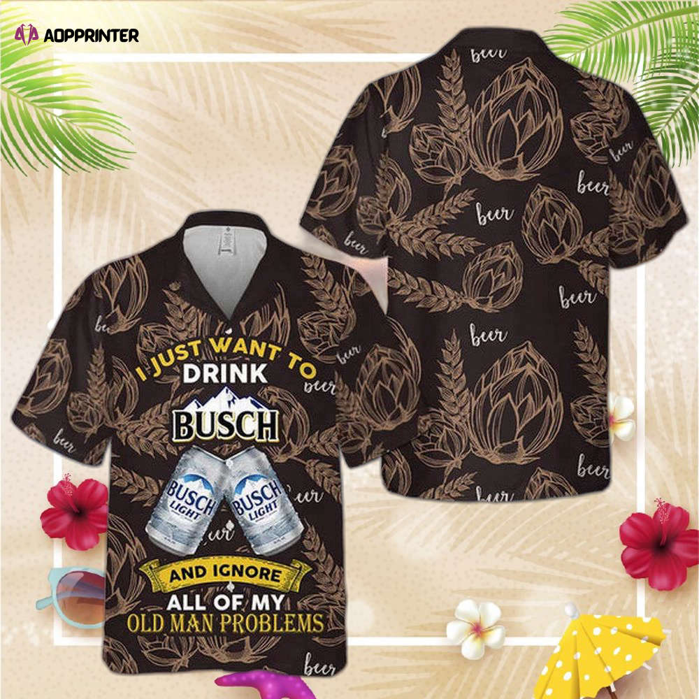 Busch Light Summer Hawaiian Shirt For Men And Women