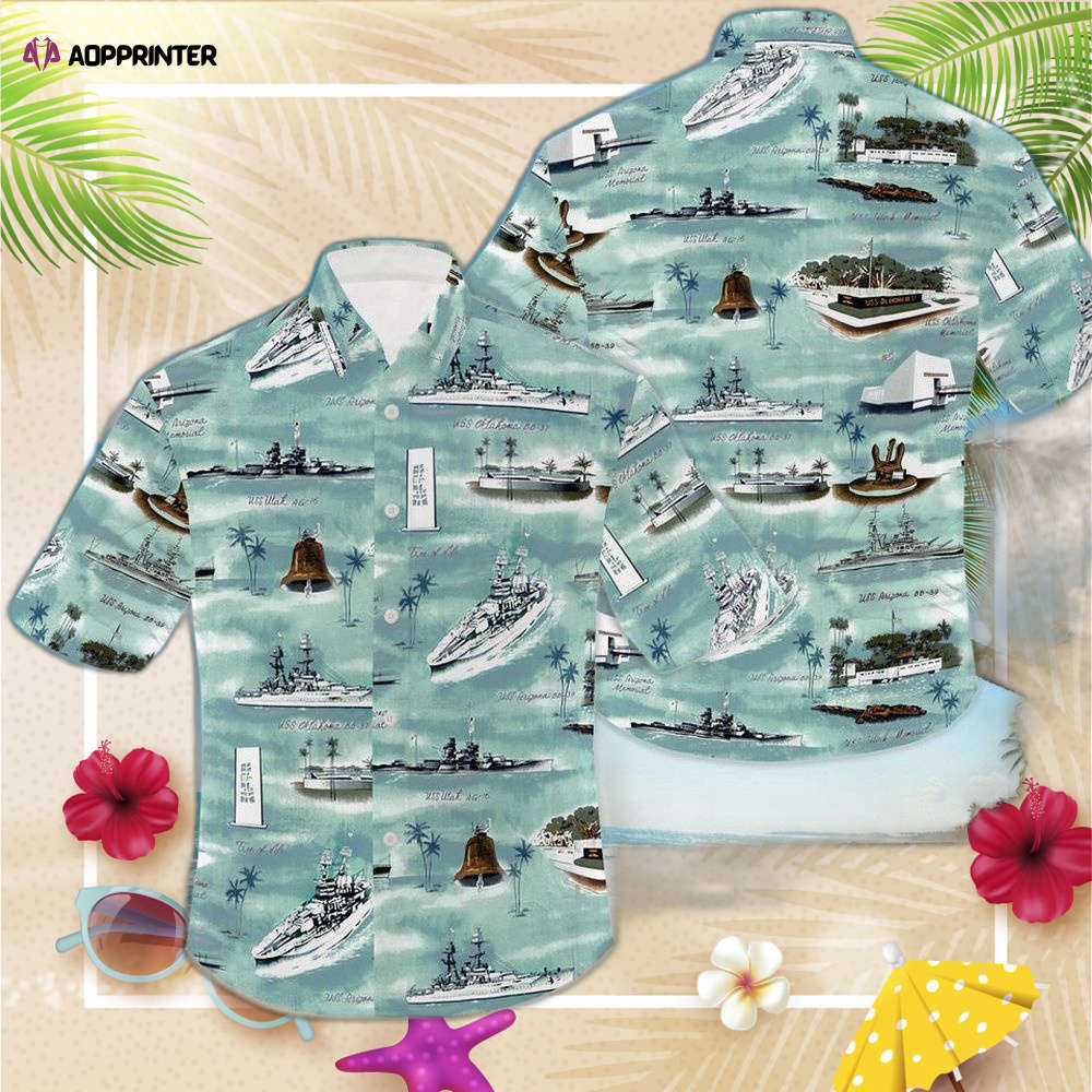 Kalaheo Pearl Harbor US Carrier Hawaiian Shirt, Gift For Men Women Gift For Men And Women