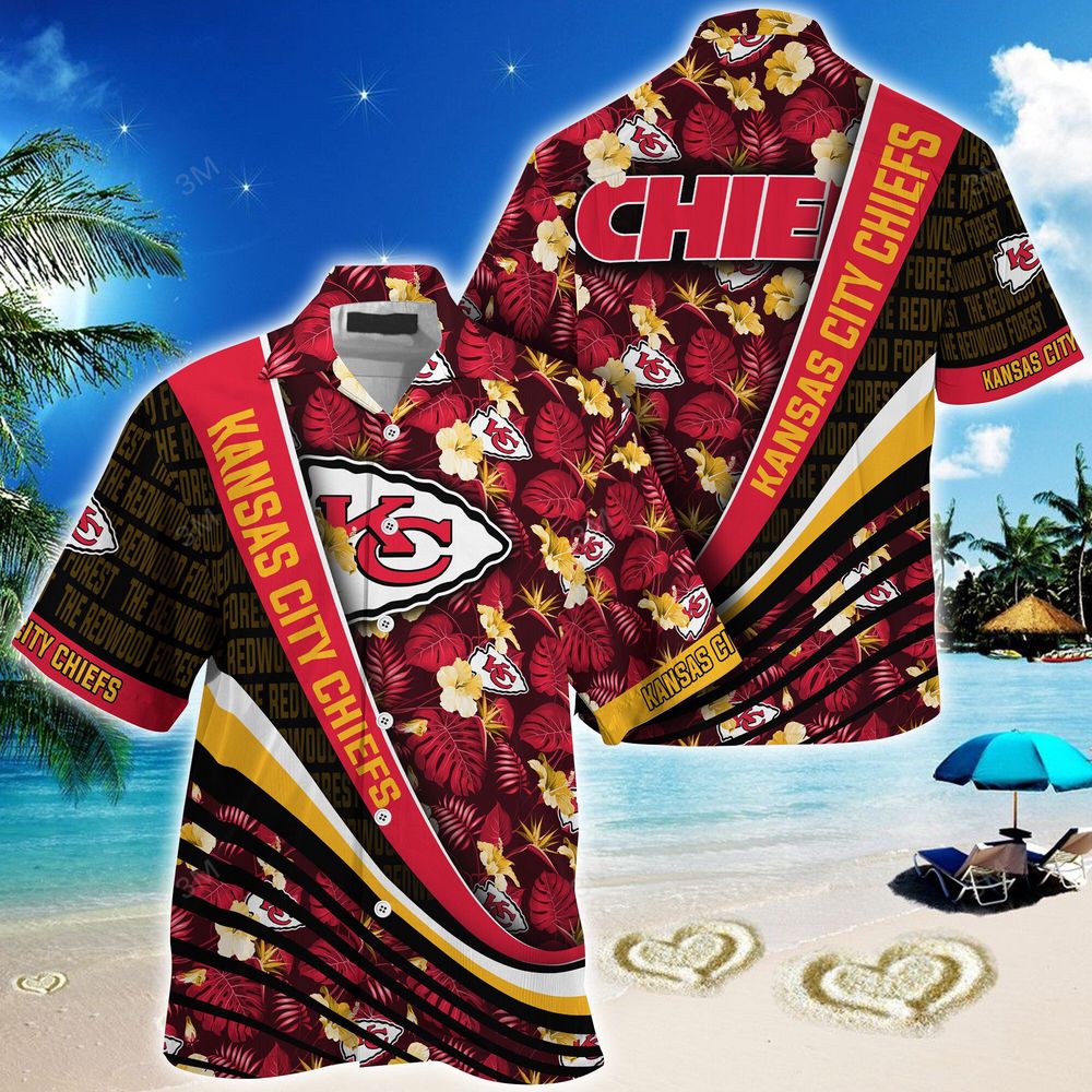 Kansas City Chiefs NFL-Summer Hawaii Shirt With Tropical Flower Pattern For Men And Women