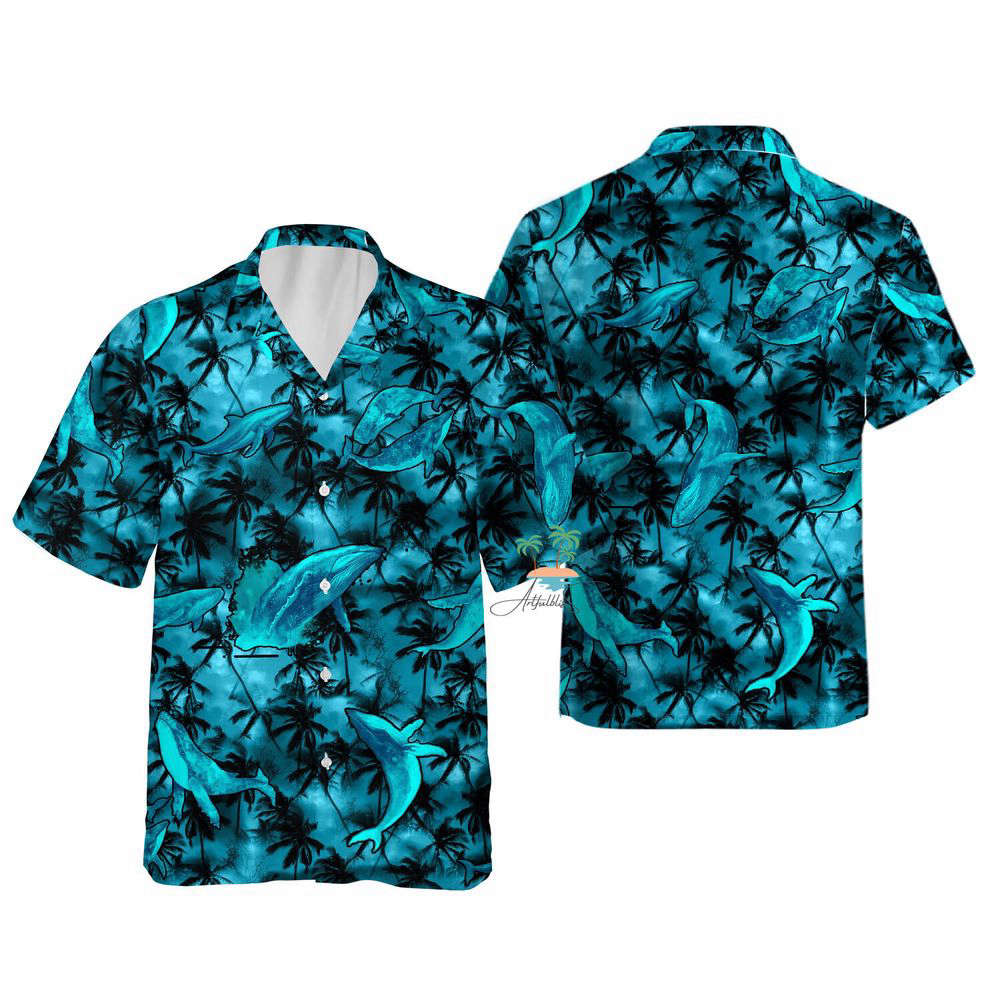 Killer Whale Hawaiian Shirt, Gift For Men And Women, Save the Whales Hawaii Shirt