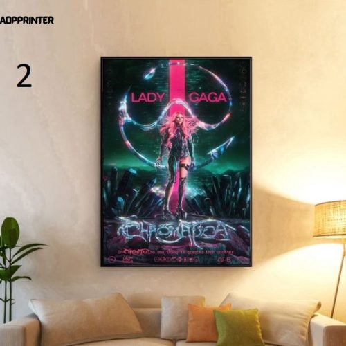 Lady Ga.ga The Chromatica Ball Tour 2023 Poster, Best Gift For Home Decoration