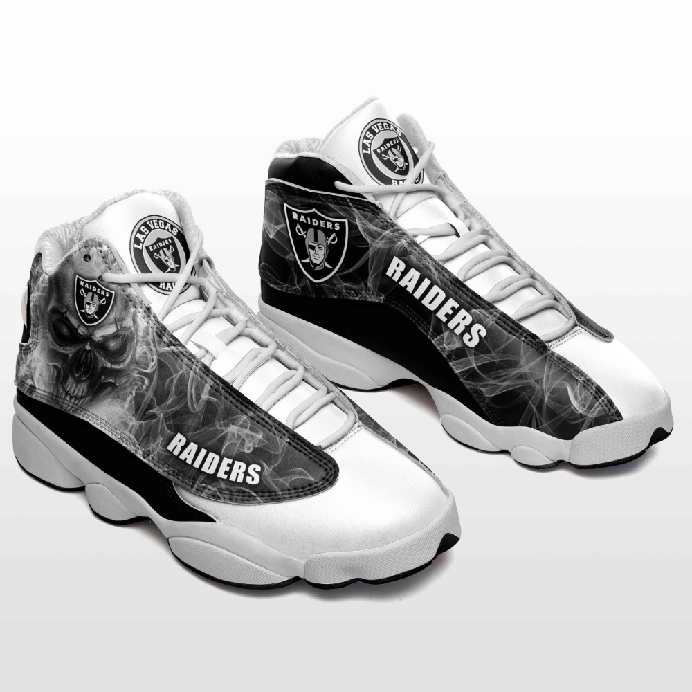 Las Vegas Raiders Air Jordan 13 Sneakers, Best Gift For Men And Women