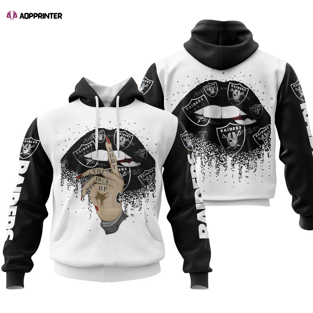 Las Vegas Raiders Lips Hoodie, Gift For Men And Women