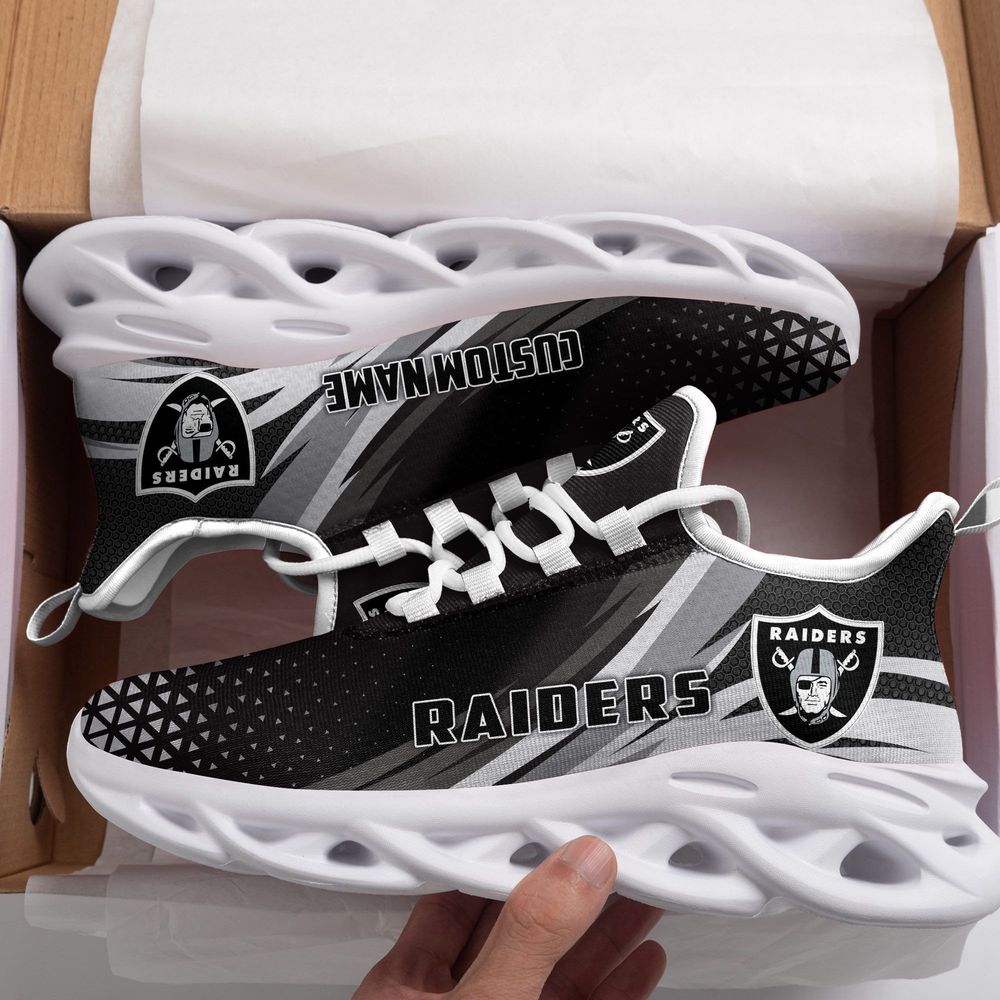 Las Vegas Raiders Triangle Custom Personalized Max Soul Sneakers Shoes For Men Women