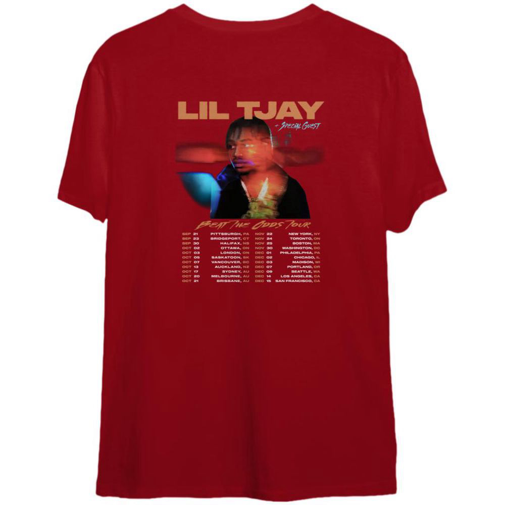 Lil Tjay Beat The Odds Tour 2023 Shirt For Men Women, Lil Tjay Fan Shirt