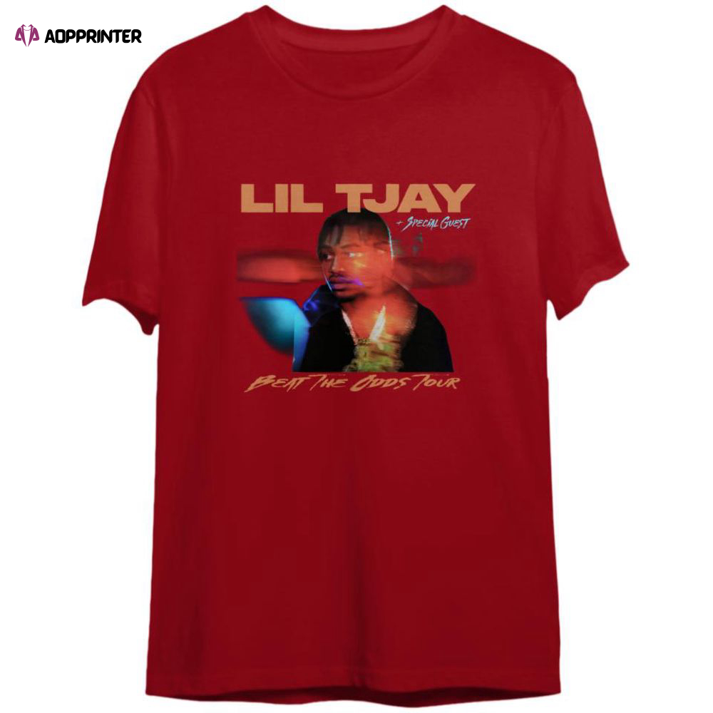 Lil Tjay Beat The Odds Tour 2023 Shirt For Men Women, Lil Tjay Fan Shirt