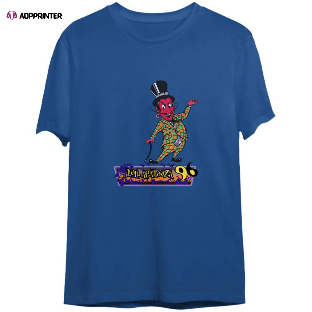 Lollapalooza ’96 T-Shirt, Lollapalooza Tour 1996 T-Shirt,