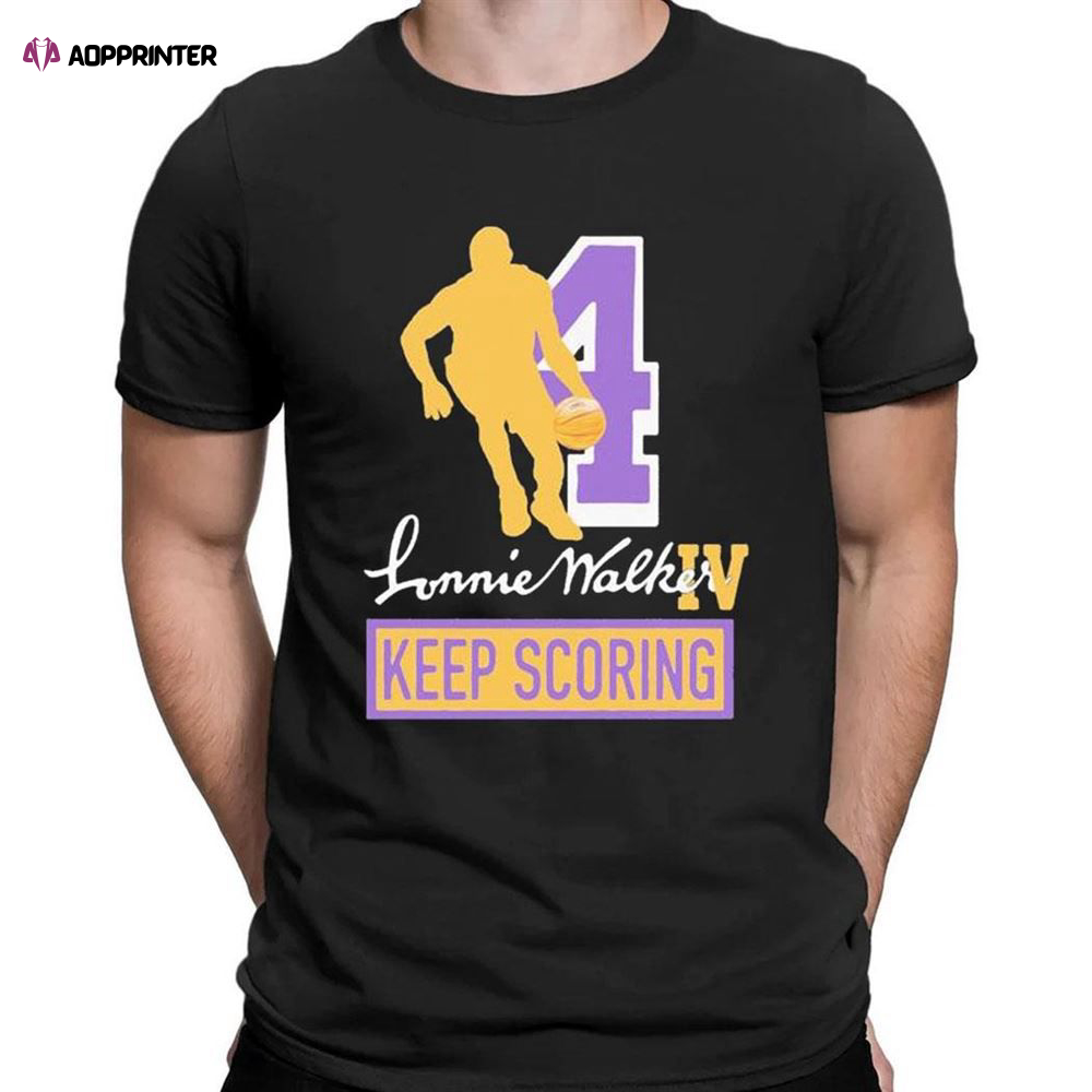 Lonnie Walker Iv Keep Scoring T-shirt For Men Women