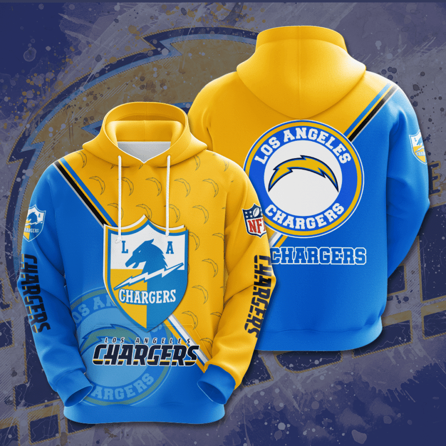 Los Angeles Chargers 3D Hoodie, Gift For Men And Women