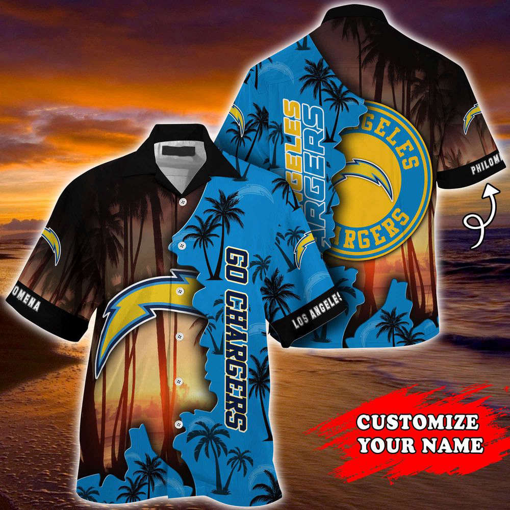 Los Angeles Chargers NFL-Customized Summer Hawaii Shirt For Sports Enthusiasts