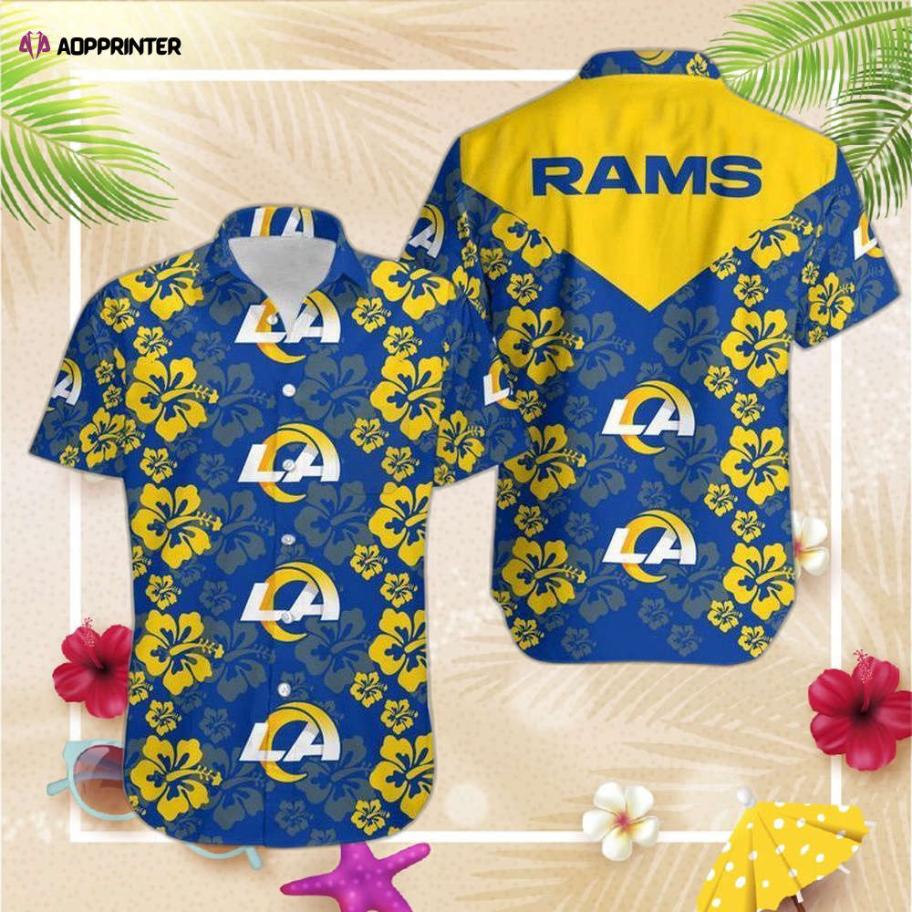 Los Angeles Rams NFL-Custom Hawaii Shirt M-34350