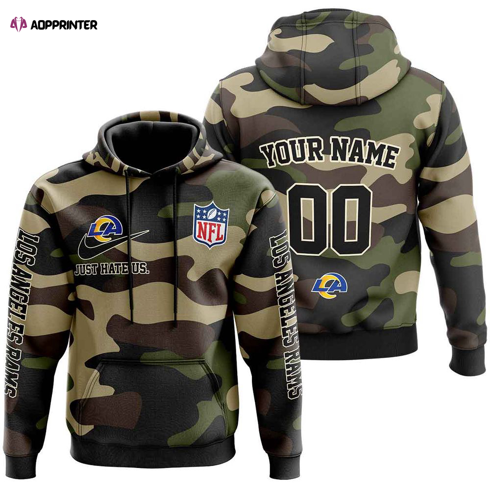 Baltimore Ravens Personalized Hoodie-Zip Hoodie Camo Style, For Men And Women