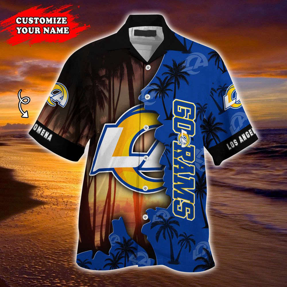 Los Angeles Rams NFL-Customized Summer Hawaii Shirt For Sports Enthusiasts