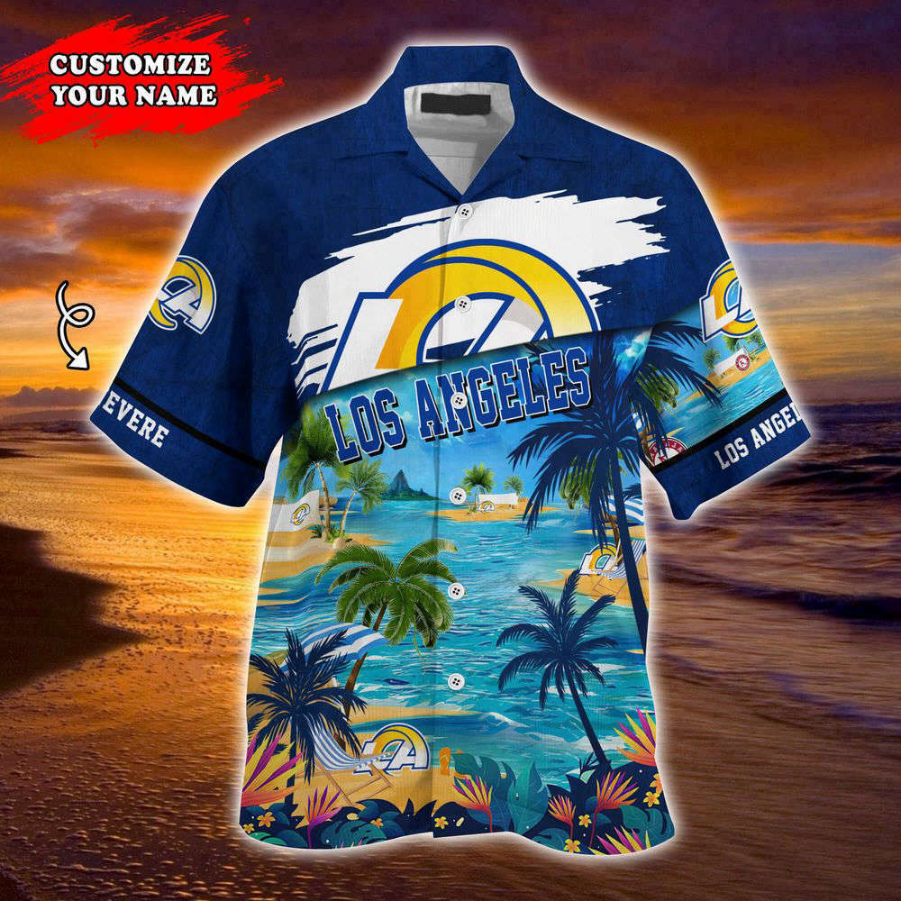 Los Angeles Rams NFL-Customized Summer Hawaii Shirt For Sports Fans