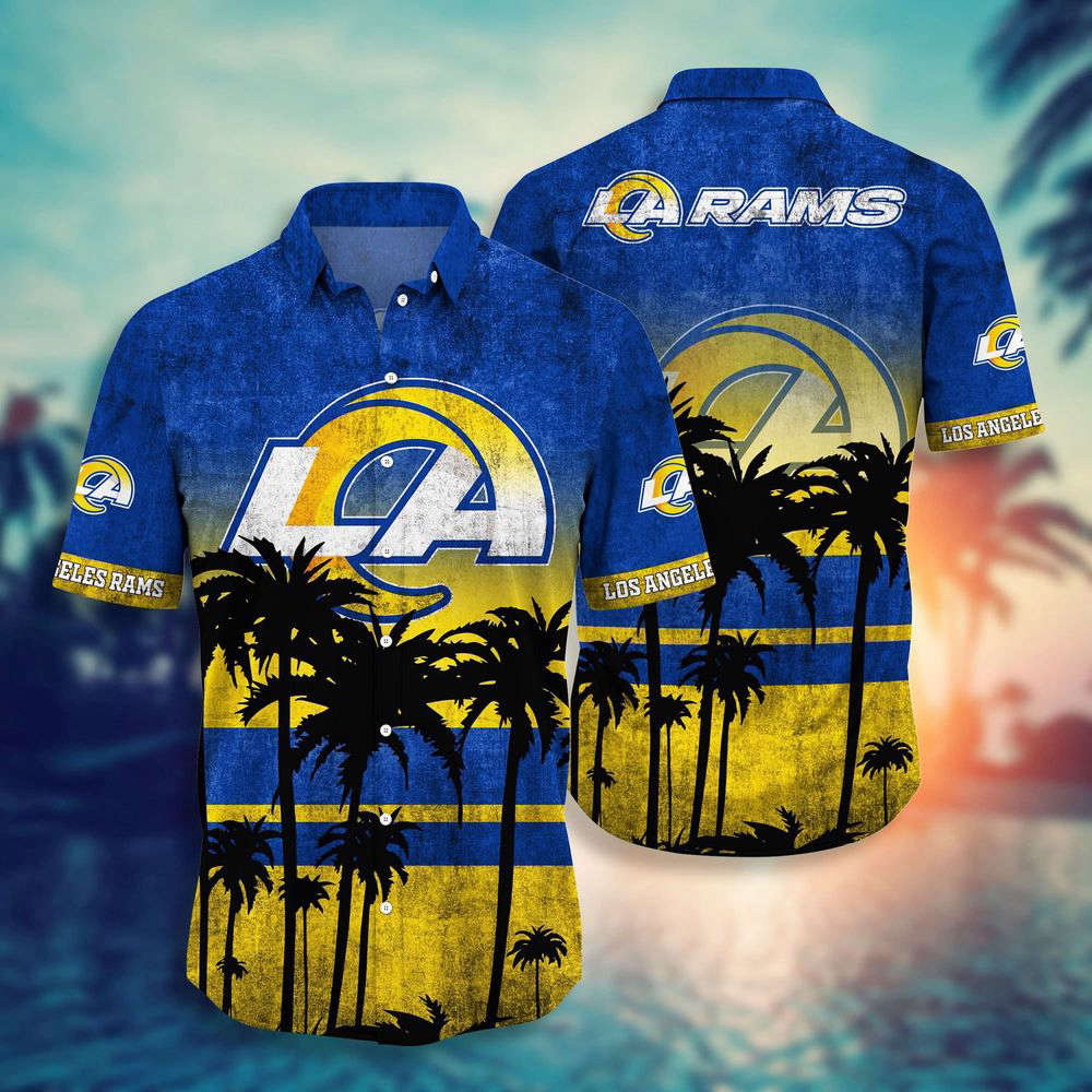 Los Angeles Rams NFL-Hawaii Shirt Short Style Hot Trending Summer  For Men And Women