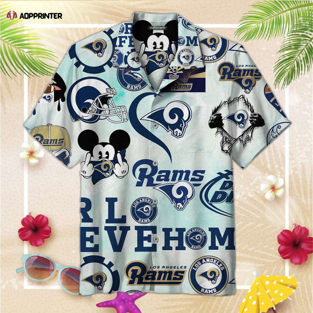 Los Angeles Rams Classic Hawaiian Shirt For Men And Women