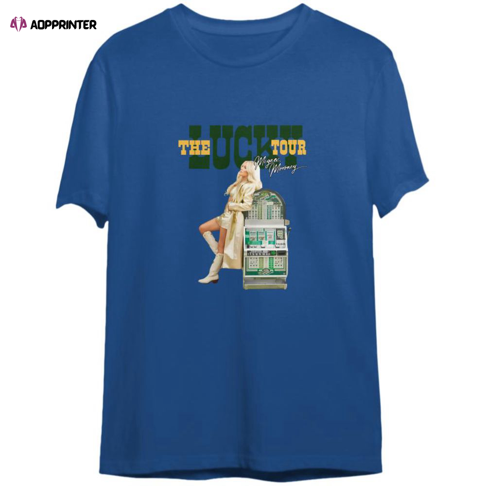 Megan Moroney The Lucky Tour 2023 T-Shirt, For Men And Women  For Men Women