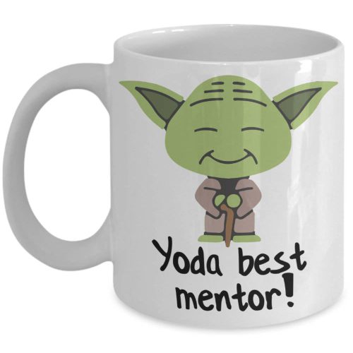 Mentor Mug, Yoda Gift, Yoda Mug, Gift For A Mentor Yoda Collectors, Star Wars Mug