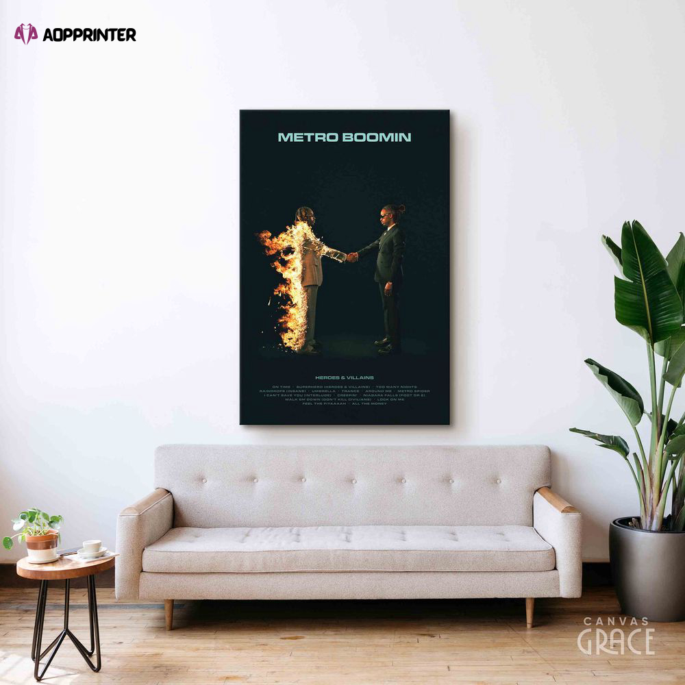 Metro Boomin Poster, Best Gift For Home Decoration