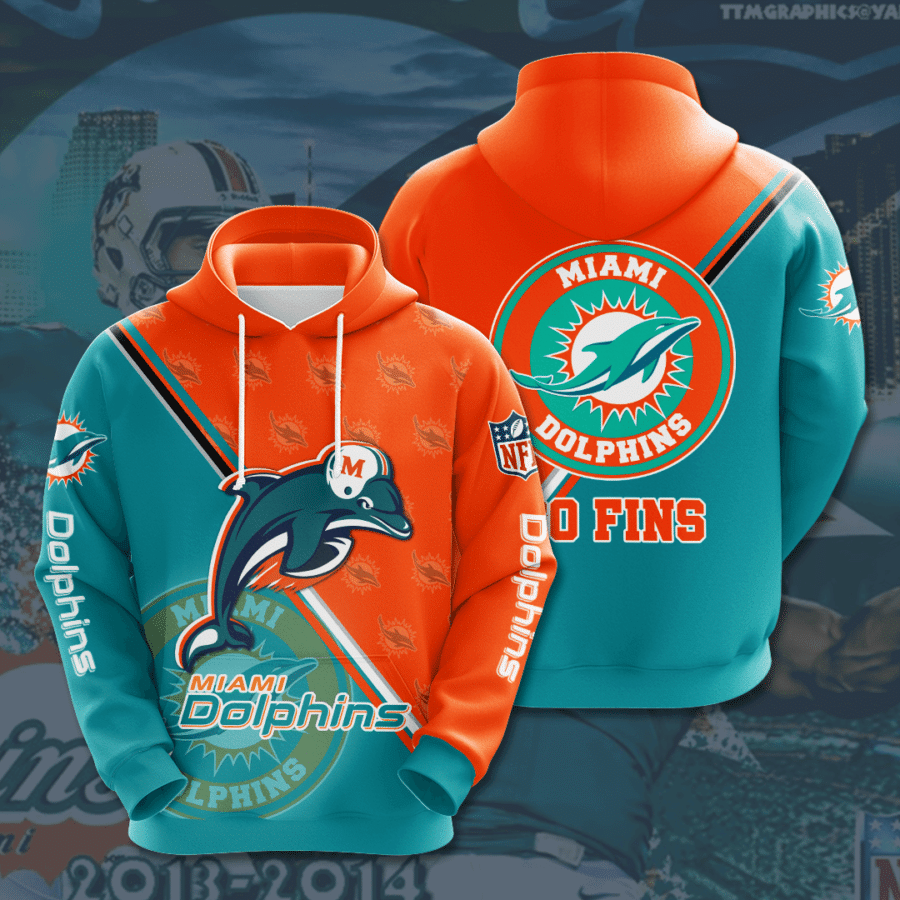 Miami Dolphins 3D Hoodie, Best Gift For Men And Women