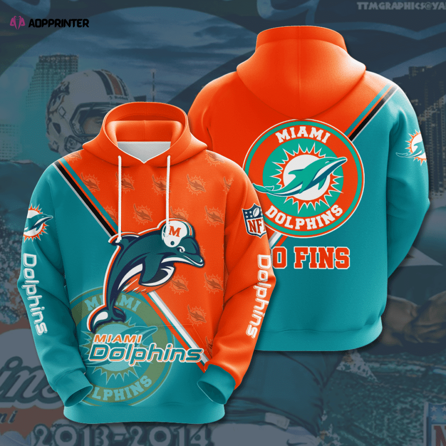 Miami Dolphins 3D Hoodie, Best Gift For Men And Women