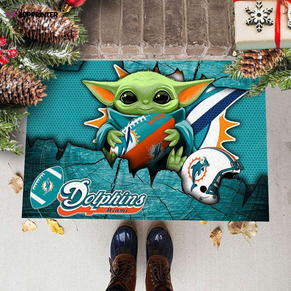 Miami Dolphins  Doormat, Best Gift For Home Decor