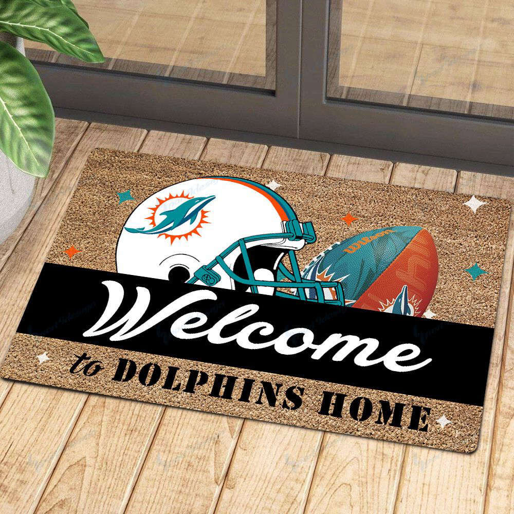 Miami Dolphins Doormat, Gift For Home Decor