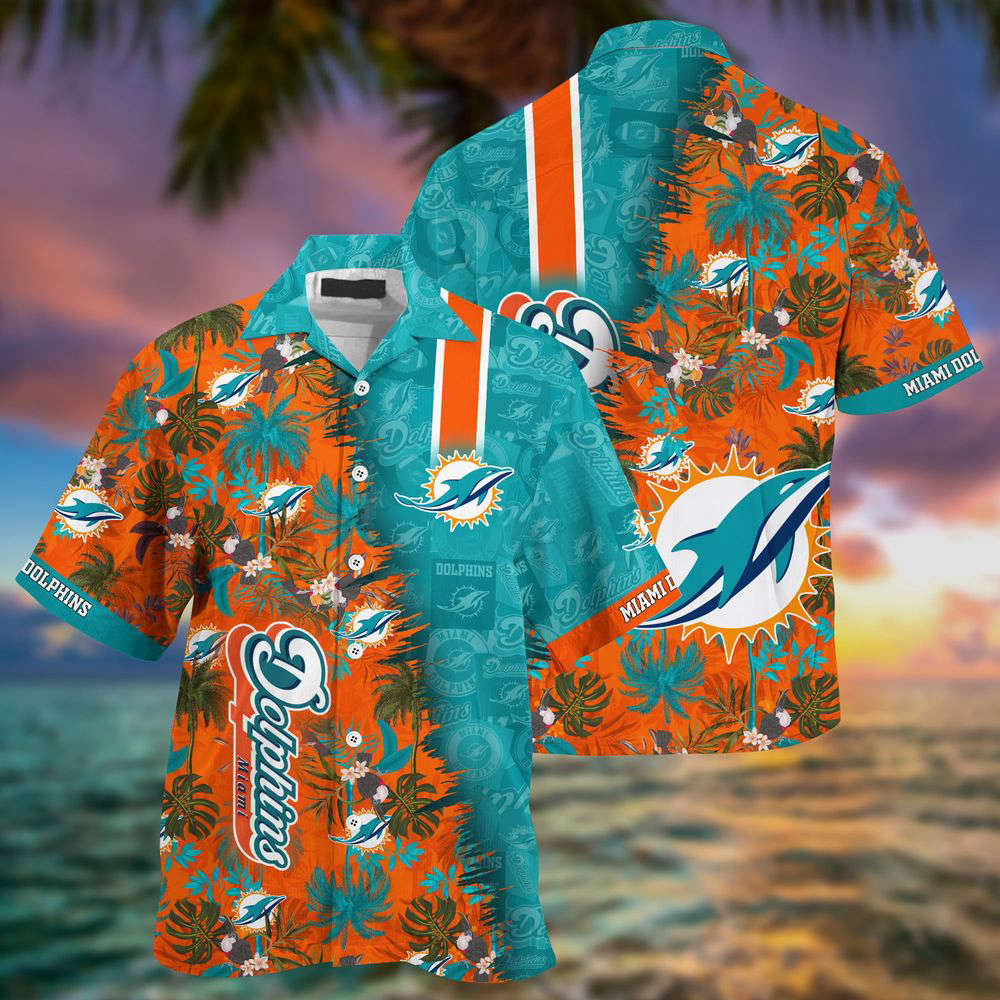 Miami Dolphins NFL-Summer Hawaii Shirt And Shorts For Your Loved Ones