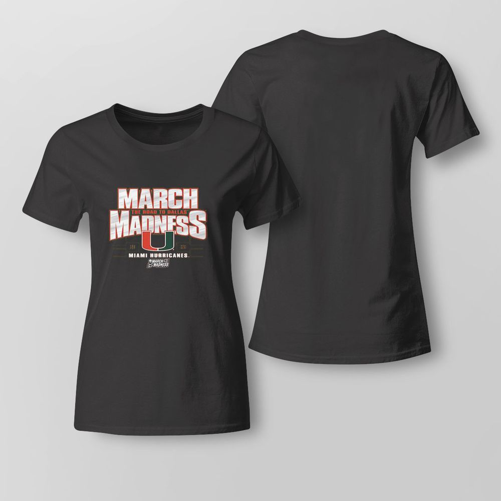 Miami Hurricanes 2023 Ncaa Womens Basketball Tournament March Madness T-shirt For Fans