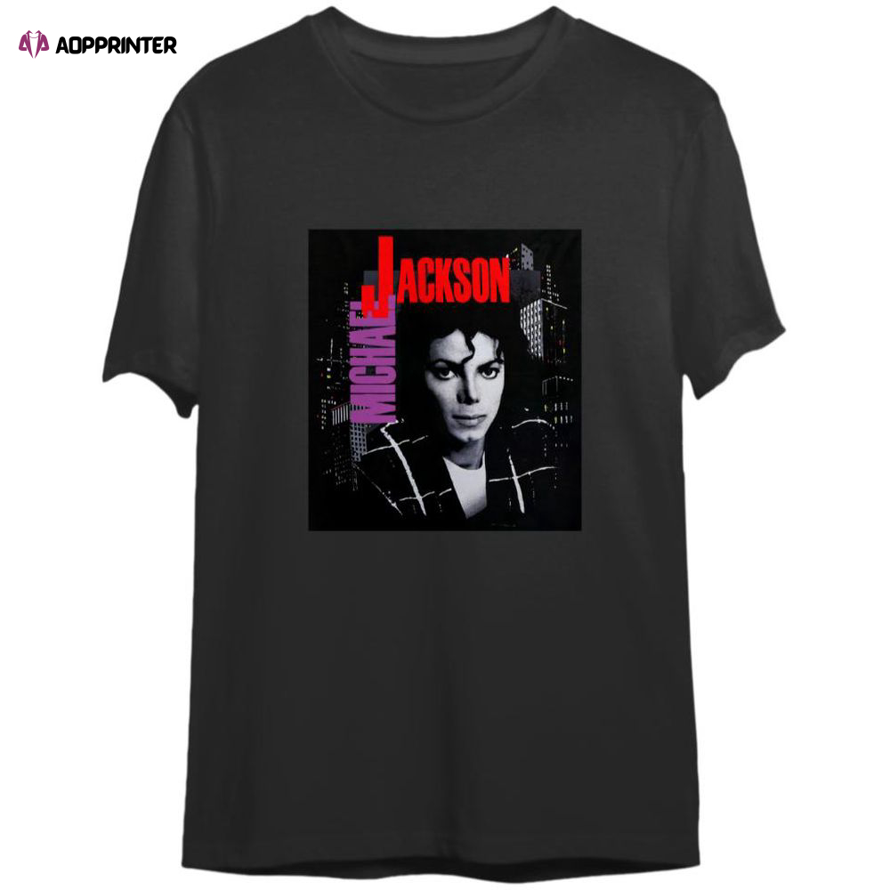 Michael Jackson Bad Tour 1988 T-Shirt For Men And Women