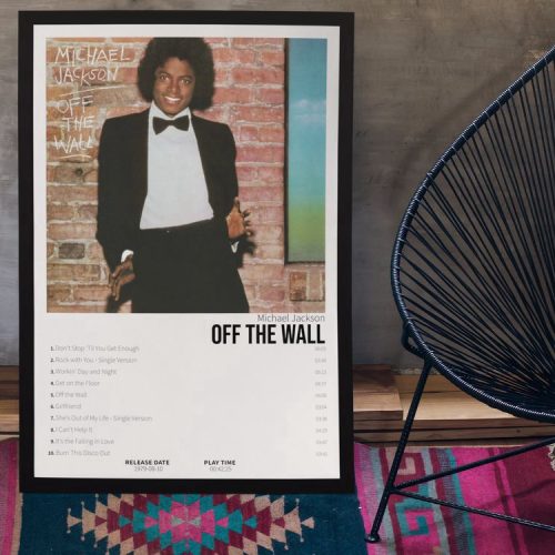 Michael Jackson – Off The Wall – Album Cover Poster, Best Gift For Home Decorations