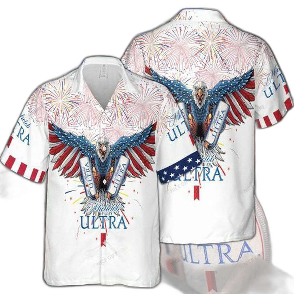 Michelob Ultra 4th Of July Hawaiian Shirt For Men Women