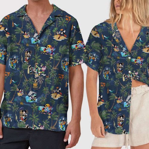 Mickey and Friends Hawaiian Shirt, Disneyland Hawaii Shirt, For Men Women