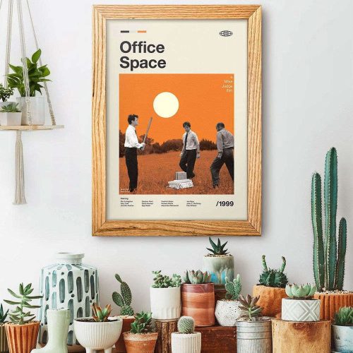 Mid Century Modern Office Space Posters