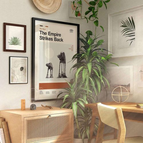 Mid Century Modern Star Wars – The Empire Strikes Back Poster – Gift For Home Decorations