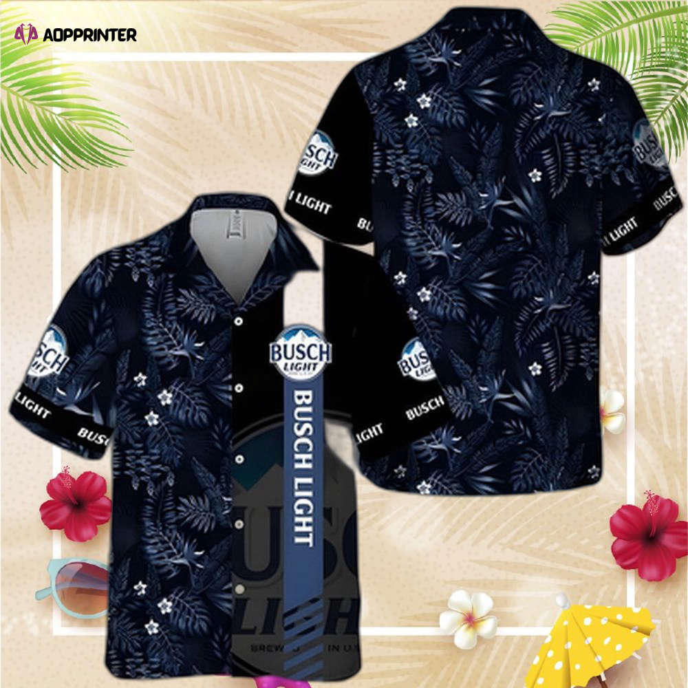 Busch Light Palm Tree Hawaiian Shirt For Men Women