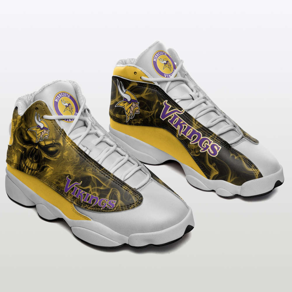 Minnesota Vikings Air Jordan 13 Sneakers, Best Gift For Men And Women