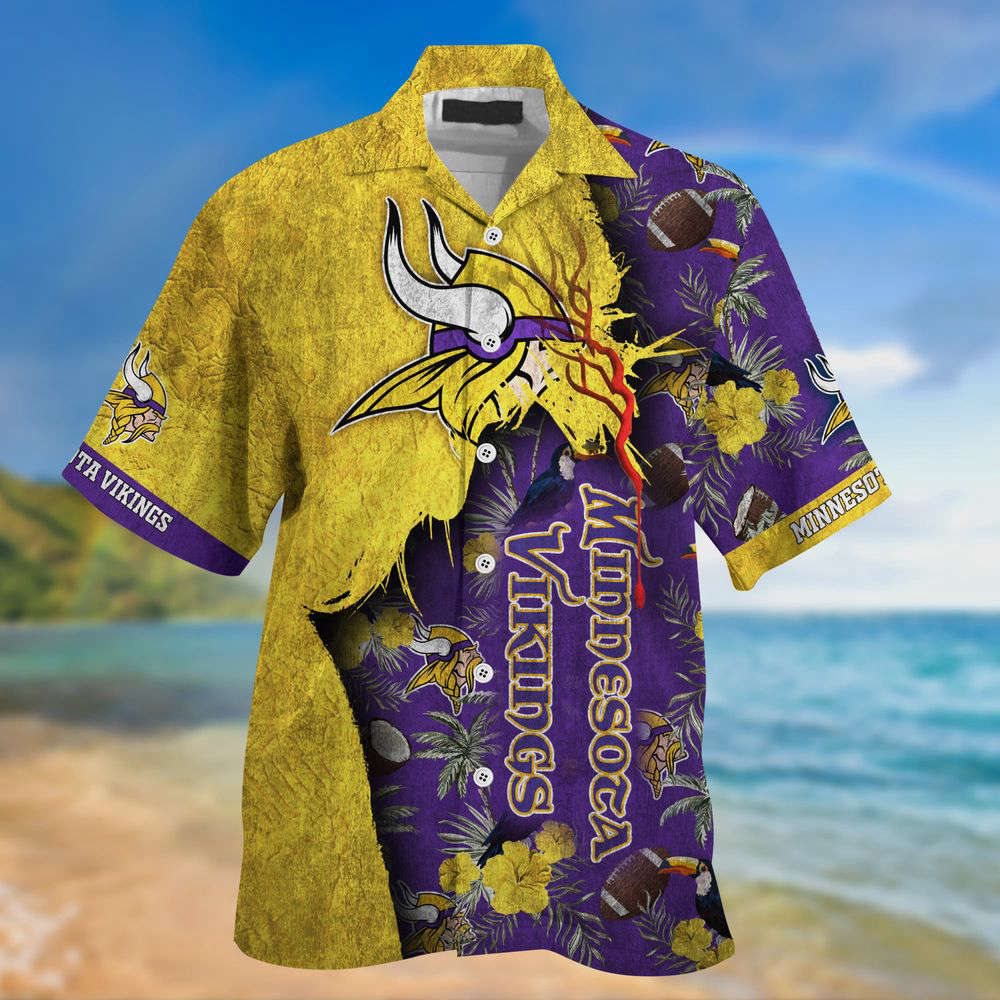 Minnesota Vikings NFL-God Hawaii Shirt New Gift For Summer