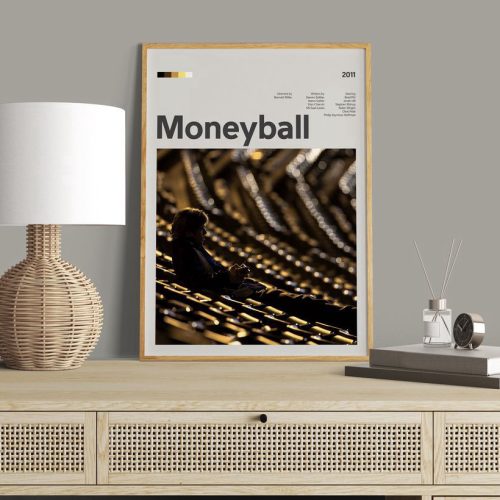 Moneyball Movie Poster –  Movie Minimalist Poster – Gift For Home Decoration