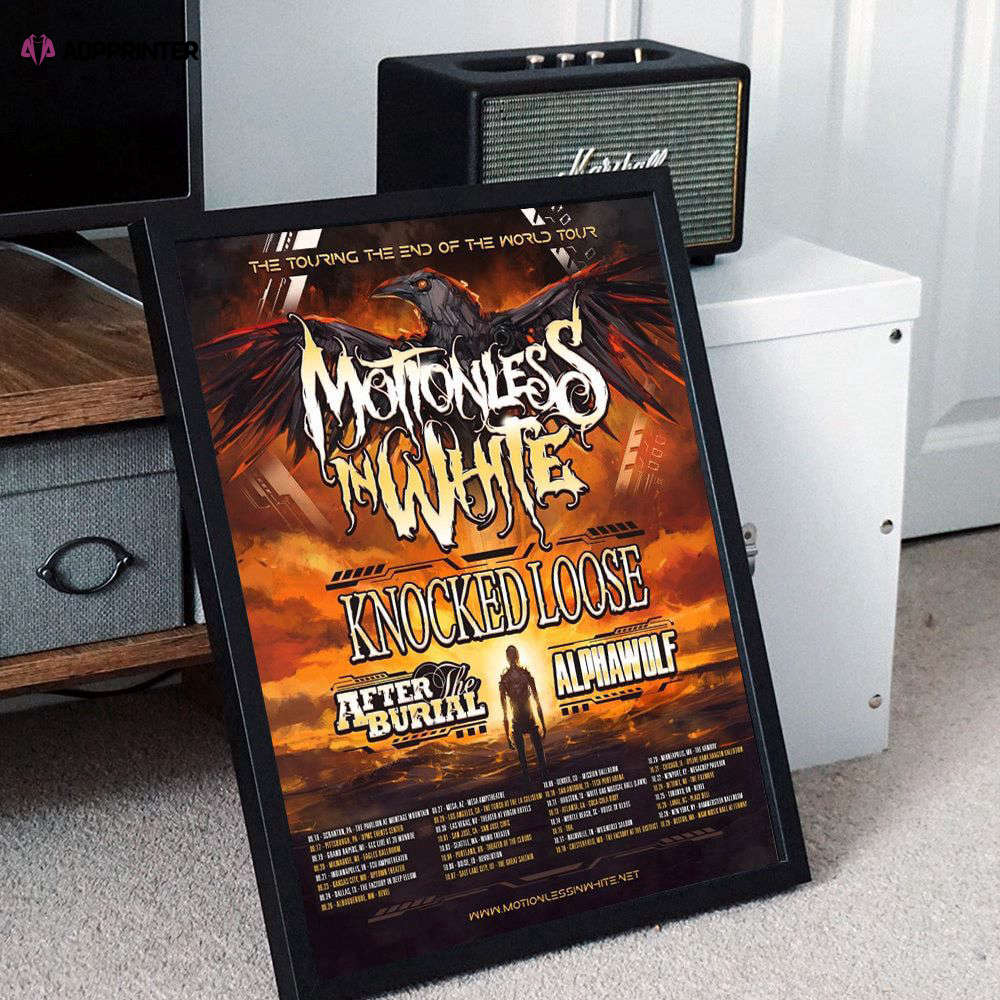 Motionless In White 2023 Tour  Poster – For Home Decor