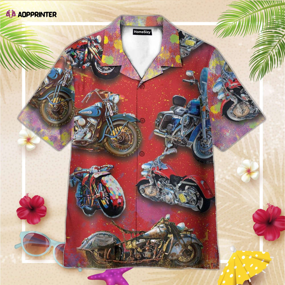 Motobike Hawaiian Shirt, Gift For Men Women