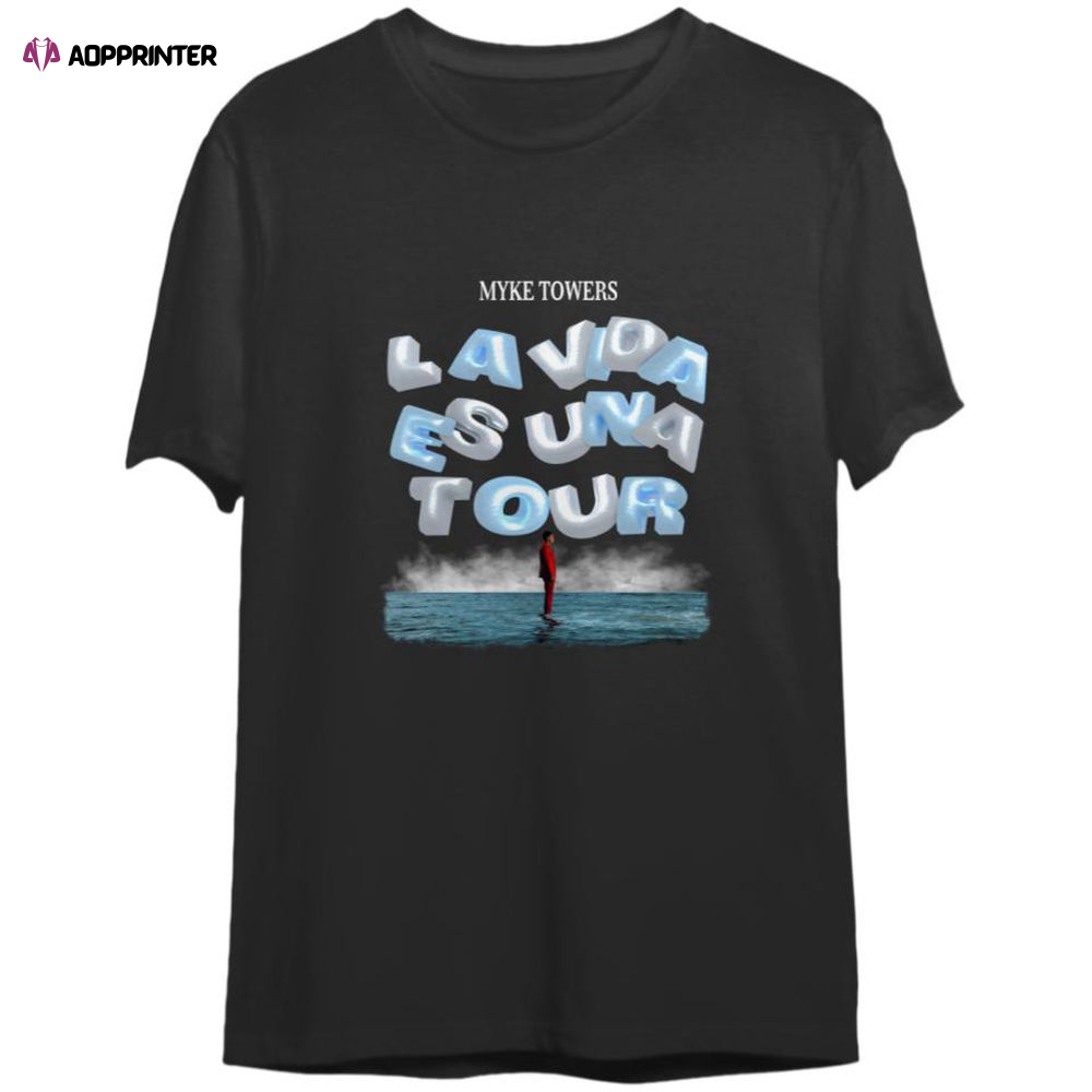 Myke Towers North American Tour T-Shirt, For Men And Women