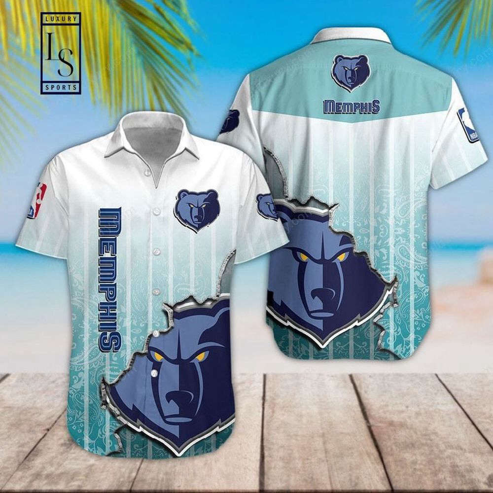 NBA Memphis Grizzlies Hawaiian Shirt, Gift For Men Women